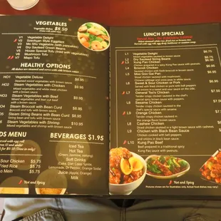 menu, pizza
