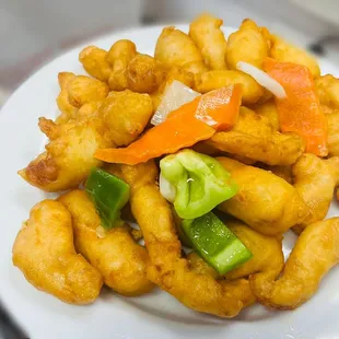 Sweet and Sour Chicken (Sauce on the side)