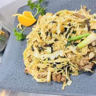 a plate of food