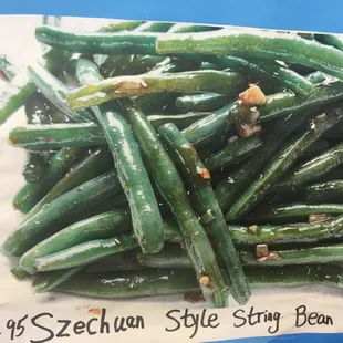 a picture of green beans