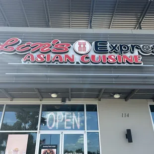 Restaurant sign!