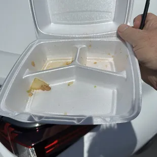 Who cleans and reuses their to-go box and plastic ware? The name begins with a G and ends with a G! I hate waste!