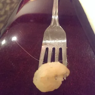 Nice long white hair... Not mine or my wife's