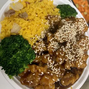 sesame seeds chicken