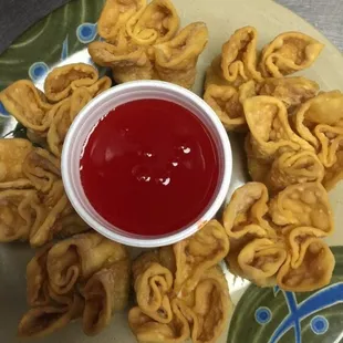 Crab Rangoon (cream cheese wonton)