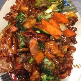 Shrimp with garlic sauce