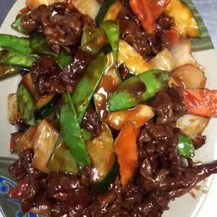 Beef with mix vegetables