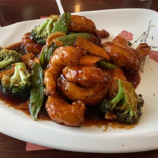 General Tsos shrimp, very yummy