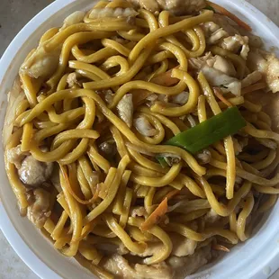 Chicken lo mein take out