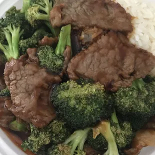 Beef with broccoli