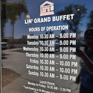 Hours as of 9.9.2024