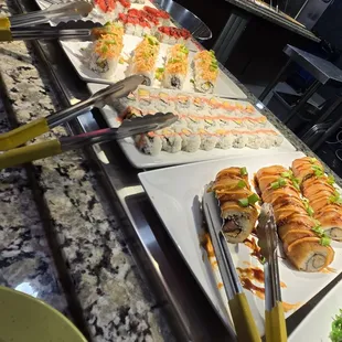 Limited sushi choices