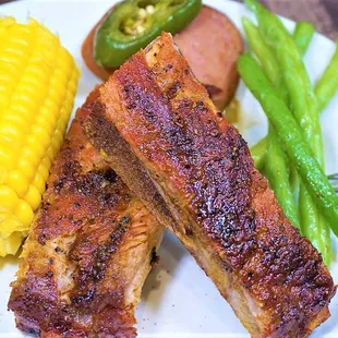 bbq ribs, food, ribs