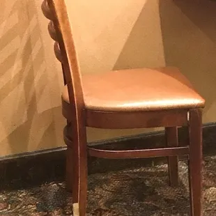 Unfortunately, most furniture is worn out in this restaurant . . . . .