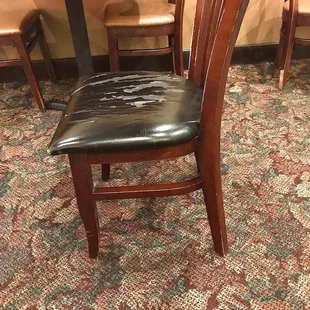 Yes, worn out chairs everywhere !!!!!!