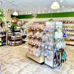 Inside shop