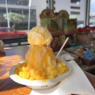 Fresh Mango Shaved Ice