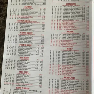 Page 2 of the menu