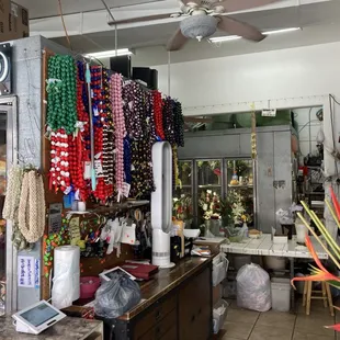 Inside of the shop