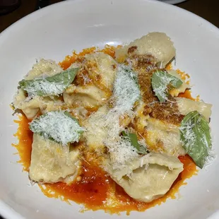 Sweet corn agnolotti