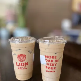 Mac nut Ice Latte &amp; Vanilla Ice Latte