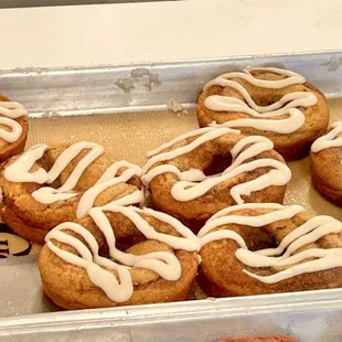 If it&apos;s Sunday, don&apos;t walk, RUN to Lion&apos;s Cub Cookies and grab one of these Cinnamon Roll Cookies! You can thank me later!