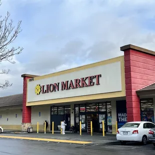 the front of the store