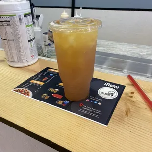 Lime Strawberry tea-so good!