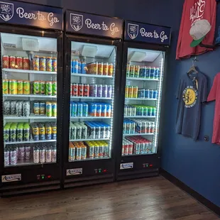 Such a great selection of to-go beers!