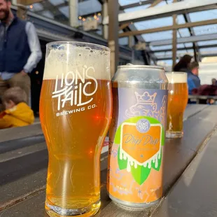 Drip drop beer on the patio