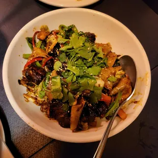 Cumin lamb noodles - IG @bougiefoodieboi