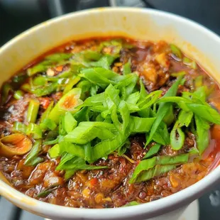 Ma po tofu with mushroom