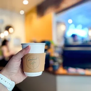 Smaller portion size, but delicious latte