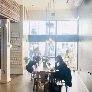 1 March 2023 -- Inside LionHeart Coffee shop in the 5th Street Arcades Mall on Euclid Ave. in downtown Cleveland