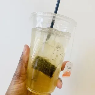 30 March 2023 -- Iced Green Tea Lemonade ($5.50) but there was no lemonade.
