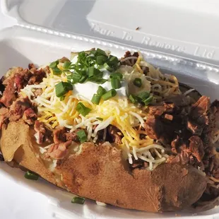 Baked Potato (served with chopped brisket)