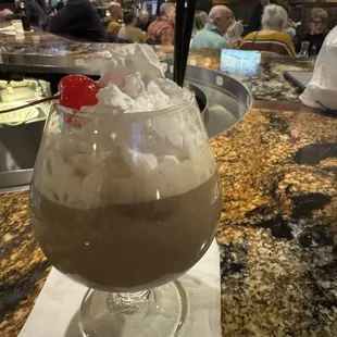 Hazelnut warmer coffee drink