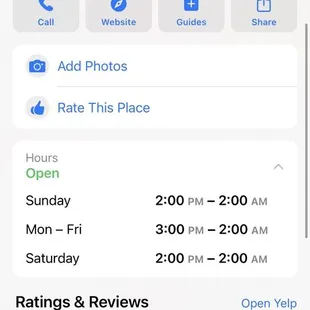 Hours that are not correct