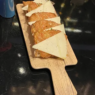 I don't remember what this was but it was good! I am not a fan of raw tomatoes but this was appetizing.