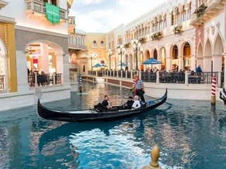 Gondola Ride at the Venetian