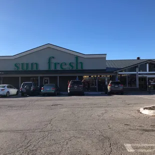the front of the store