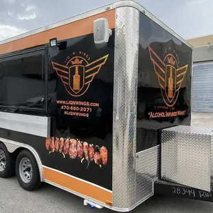 sushi and sashimi, outside