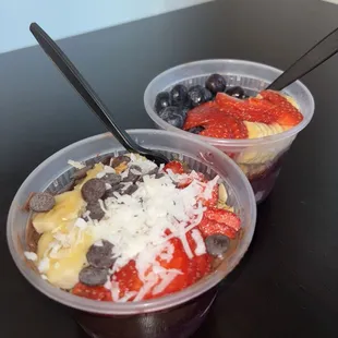 Nutella and Blueberry bowl