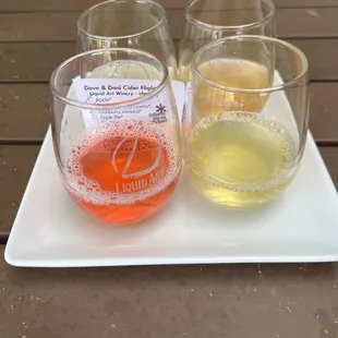 Cider flight