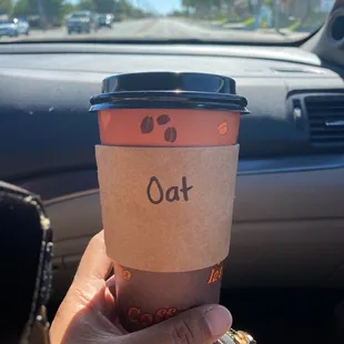 Konan coffe with oat... Love it!