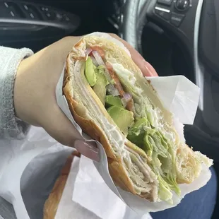 Turkey Lunch Sandwich on Croissant