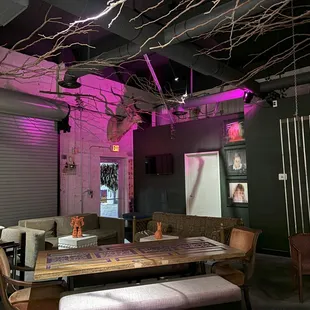 the interior of a restaurant