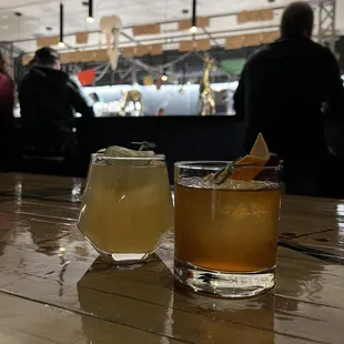 Kentucky mule and date old fashioned