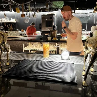 Making those drinks