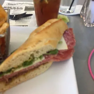 Butchers baguette w/Smoked Bloody May